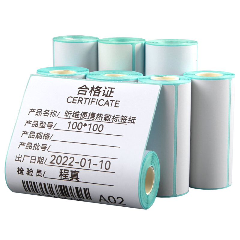 small-roll thermal label paper